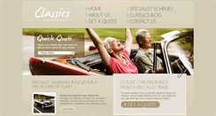 Desktop Screenshot of classicscarinsurance.co.uk