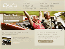 Tablet Screenshot of classicscarinsurance.co.uk